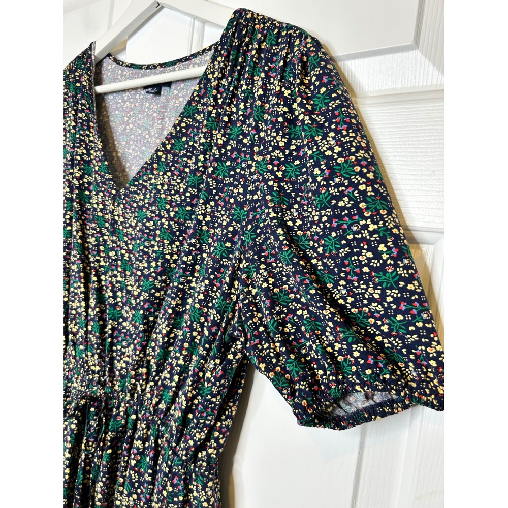 Flag & Anthem Floral Mini Dress Large Tassel Ruffle - Picture 3 of 7